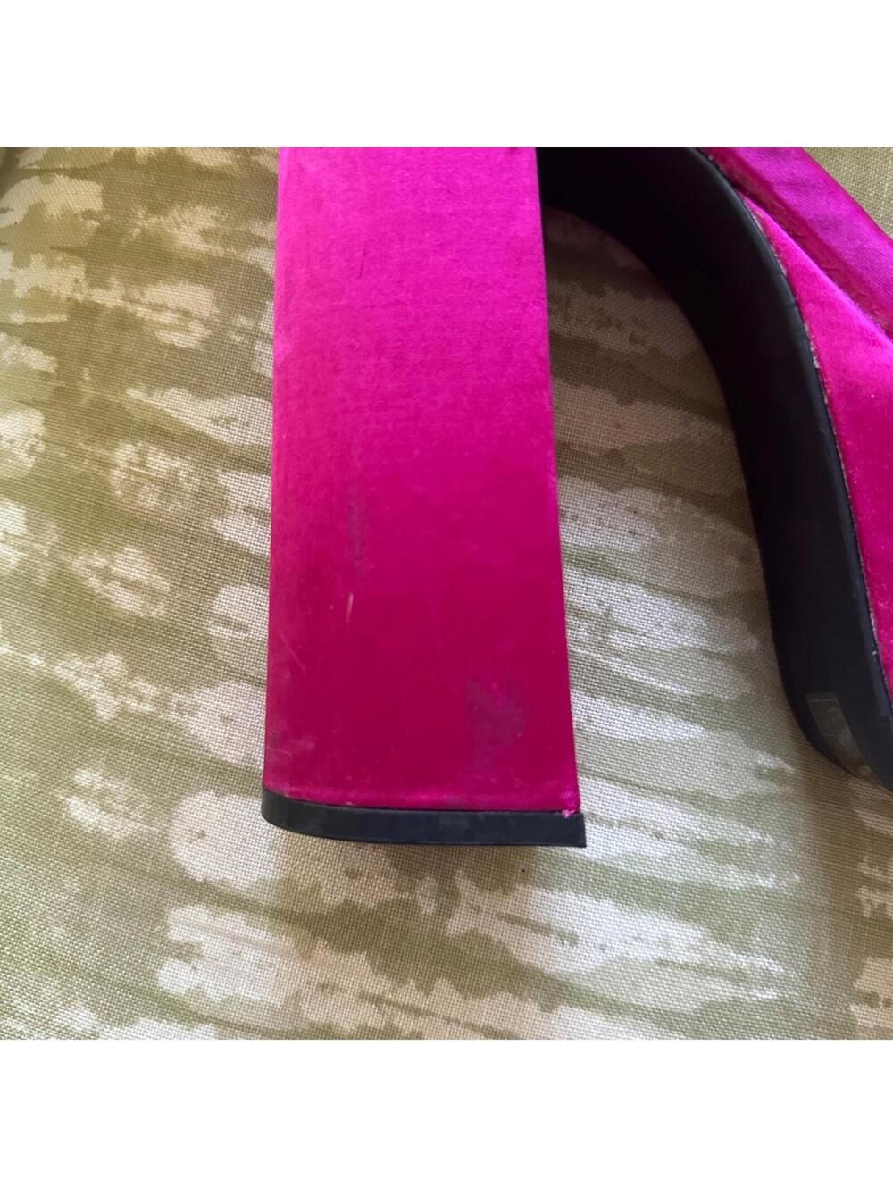 ASOS Magenta Platform Pumps - Picture 8 of 8